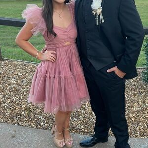 Mauve Tulle Dress from The Post